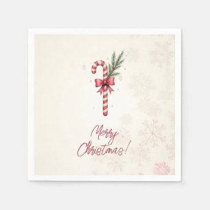 Merry Christmas! Christmas card. Christmas candy Napkin