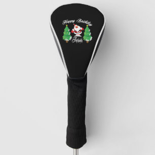 Merry Christmas Christmas Christmas Present Golf Head Cover