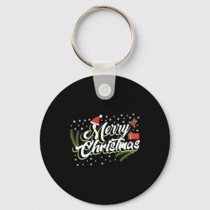 Merry Christmas - Christmas design Keychain