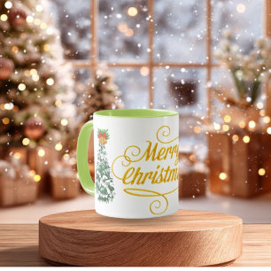 Merry Christmas, Christmas Mug, Holiday Mug, Xm Mug