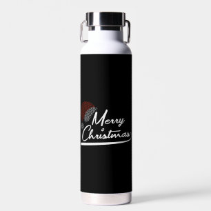 Merry Christmas  Christmas Present Santa Claus Water Bottle
