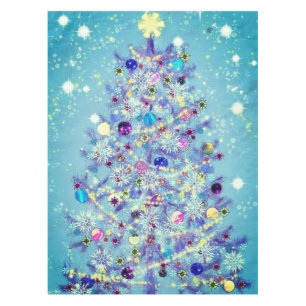 Merry Christmas - Christmas Tree - Beautiful Tablecloth