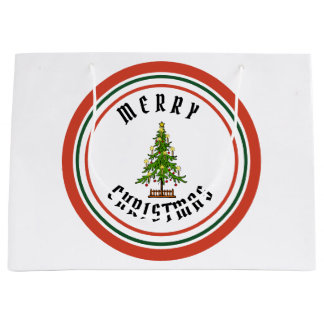 MERRY CHRISTMAS CHRISTMAS TREE Gift Bag