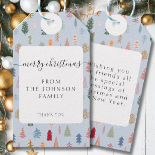 Merry Christmas! Christmas Tree   Gift Tags