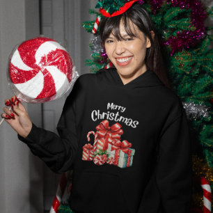 Merry Christmas, Christmas Tree Hoodie