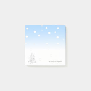 Merry Christmas,Christmas Tree -Personalized Post-it Notes