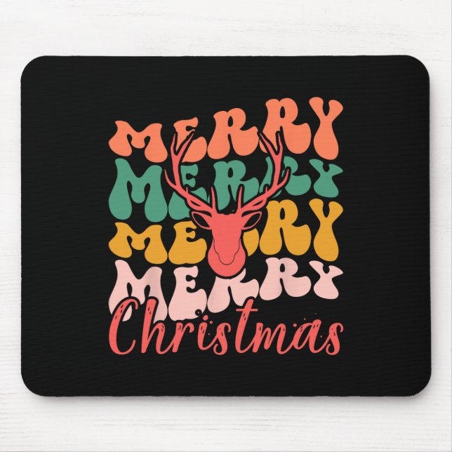 Merry Christmas Christmas Xmas Fun  Mouse Pad (Front)