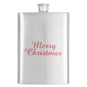 Merry Christmas Classic Flask