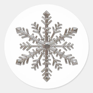 MERRY CHRISTMAS  CLASSIC ROUND STICKER