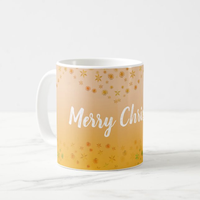 Merry Christmas Classic White Mug (Front Left)