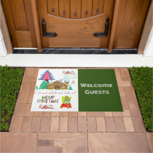 Merry Christmas Cleaning Lady Matt Doormat