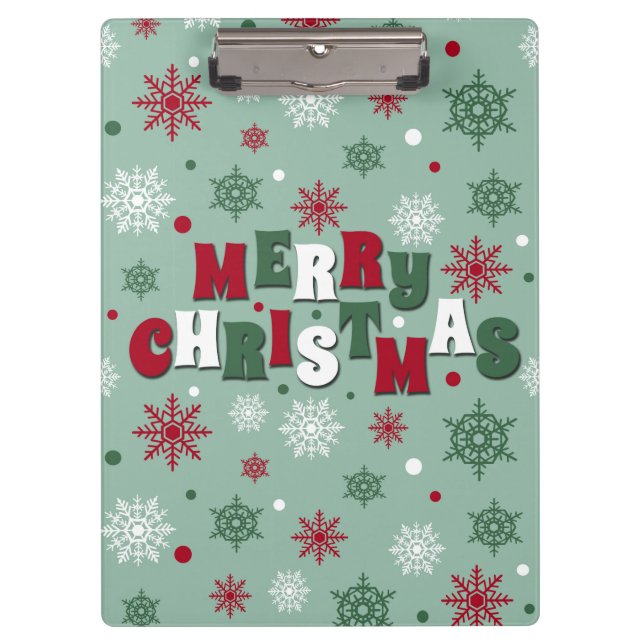 Merry Christmas Clipboard (Front)
