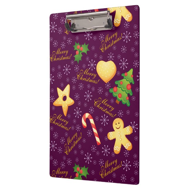 Merry Christmas Clipboard (Left)