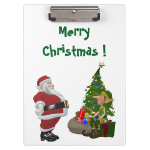 MERRY CHRISTMAS CLIPBOARD
