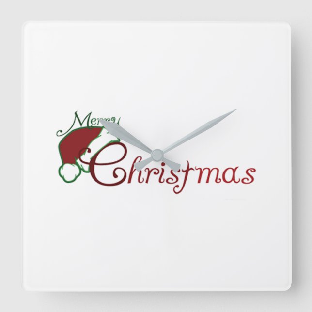**MERRY CHRISTMAS** CLOCK (Front)