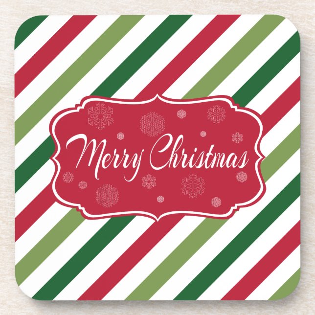 Merry Christmas Coaster (Front)