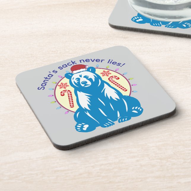 Merry Christmas Coaster (Left Side)