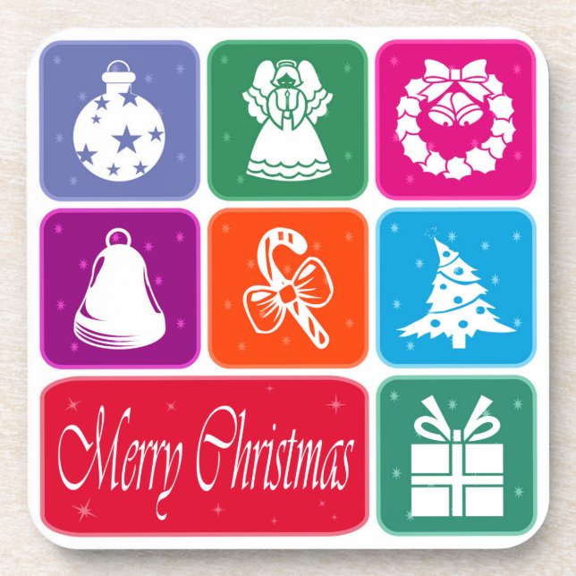 Merry Christmas Coaster (Front)