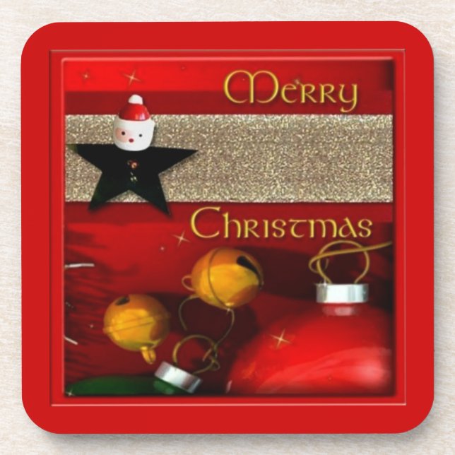 Merry Christmas Coaster (Front)