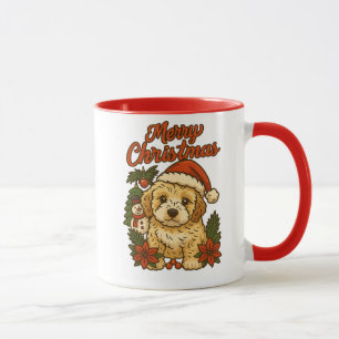 Merry Christmas Cockapoo Mug