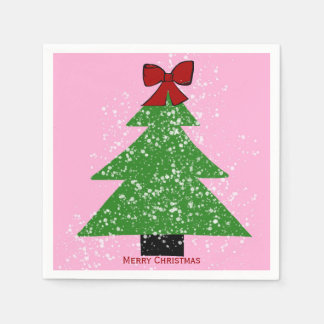 Merry Christmas cocktail napkin