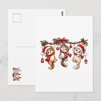 Merry Christmas | Coesy Holiday Aesthet Postcard