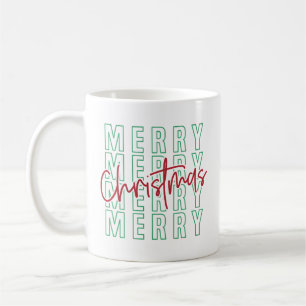 Merry Christmas Coffee Festive Holiday Mug