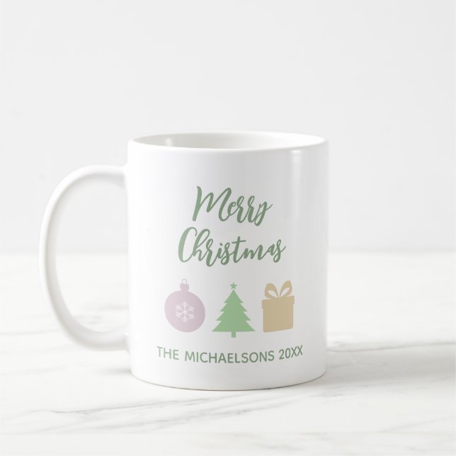 Merry Christmas Coffee Mug (Left)