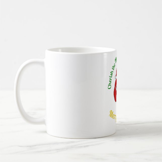 Merry christmas  coffee mug (Left)