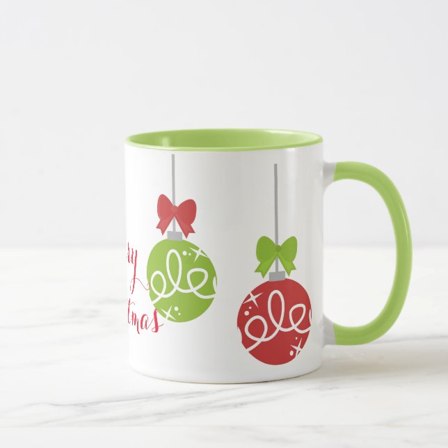 Merry Christmas Coffee Mugs (Right)