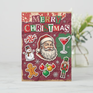 Merry Christmas Collage Holiday Card