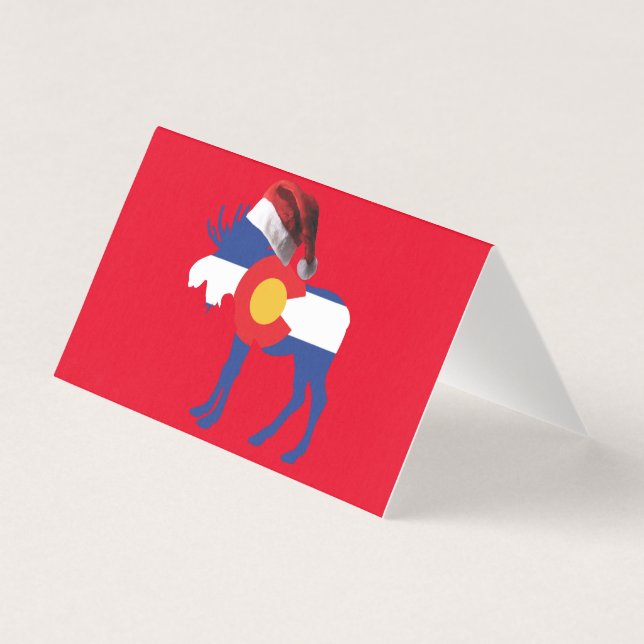 Merry Christmas Colorado Moose (Front)