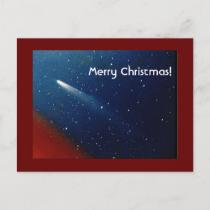 Merry Christmas! Comet Kohoutek Holiday Postcard