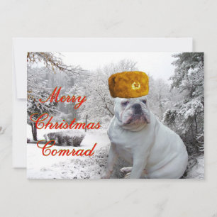 Merry Christmas Comrad Holiday Card