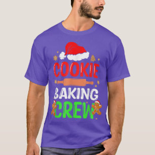 Merry Christmas Cookie Baking Crew Funny Baking Ba T-Shirt