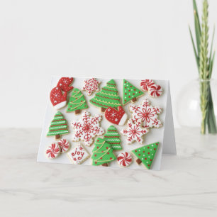 Merry Christmas cookie greeting card