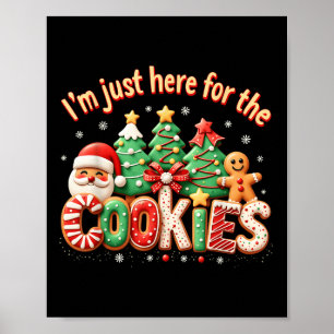 Merry Christmas Cookie Lovers Food Lovers Uni-adul Poster