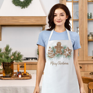 Merry Christmas Cookies Apron
