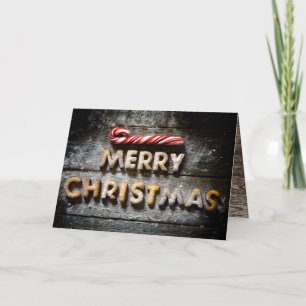 Merry Christmas Cookies - Christmas Folded Card