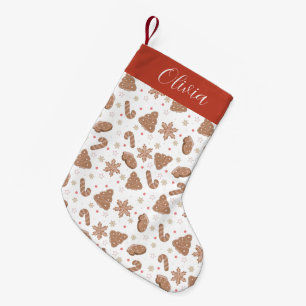 Merry Christmas Cookies Small Christmas Stocking