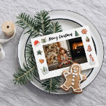 Merry Christmas Cookies & Treats Photo<br><div class="desc">Send a fun Christmas Card with your Merry Christmas Cookies & Treats Photo Card.</div>