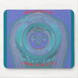 Merry Christmas cool Art design text Mouse Pad