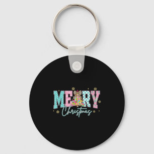 Merry Christmas Coquette, Retro Nk Christmas Men W Keychain
