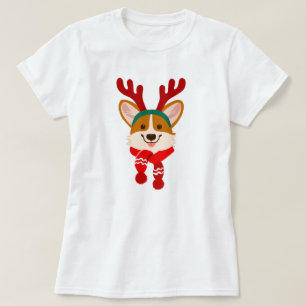 Merry Christmas Corgi Dog T-Shirt
