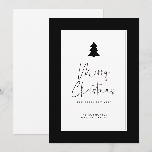 MERRY CHRISTMAS Corporate Company Business (Front/Back)