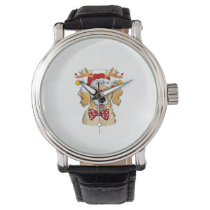 Merry Christmas Costume Reindeer Cute Santa Beagle Watch