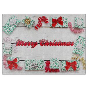 Merry Christmas Country Gifts Cutting Board