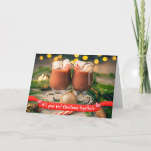 Merry Christmas Couple's First Christmas Holiday Card
