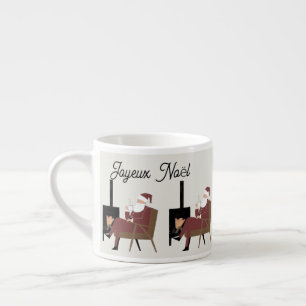 Merry Christmas Cozy Santa Expresso Cup