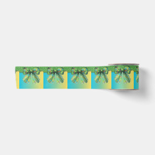 Merry Christmas Croquette Bow Ugly Xmas Sweater Satin Ribbon
